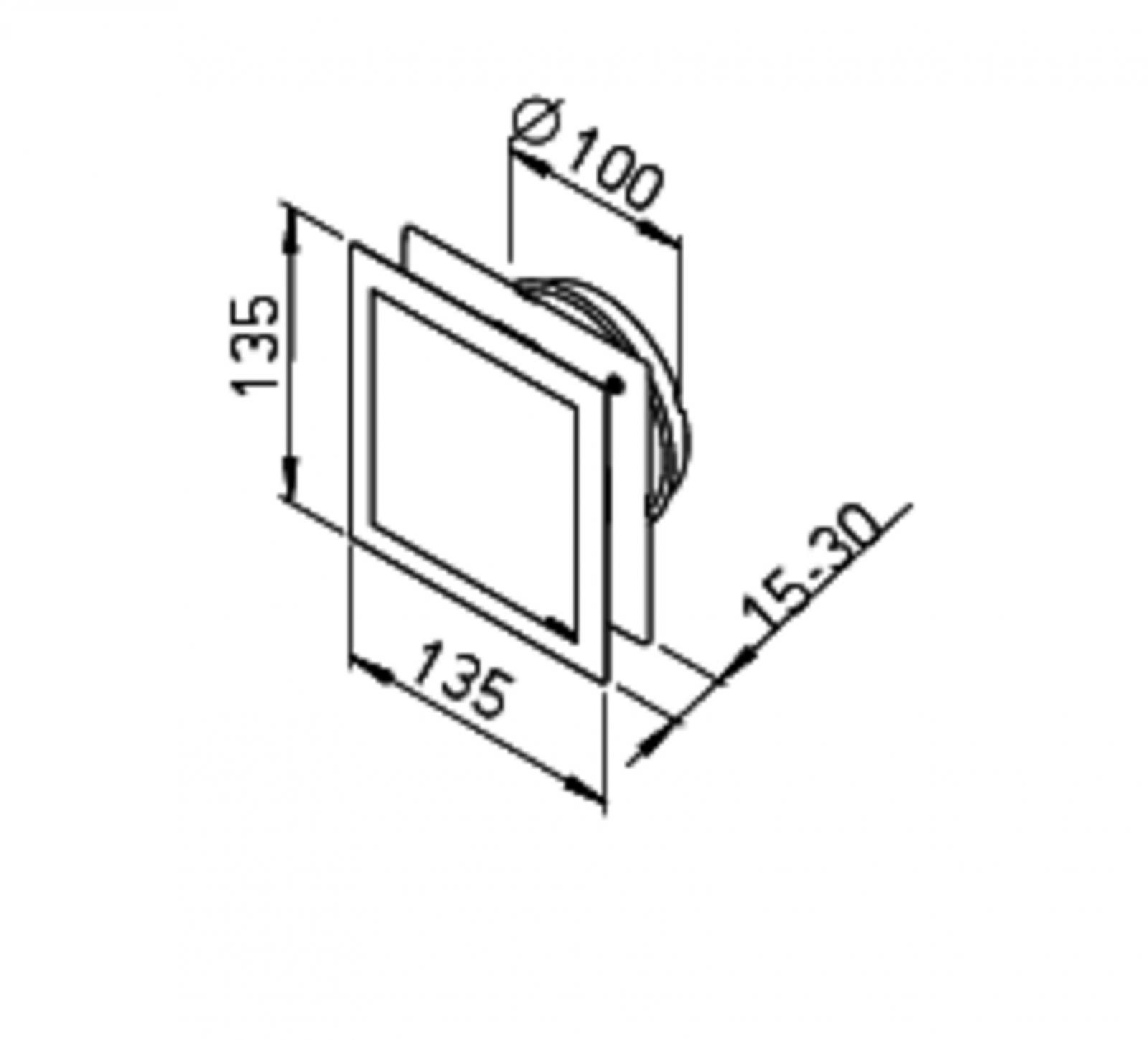 Helios Design-Lüftungsventil DLV 100 für Zu- und Abluftbetrieb DN 100 Nr. Nr. 3039 - Bild 2