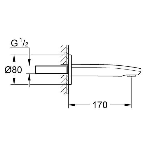 Grohe Eurostyle Cosmopolitan Wanneneinlauf chrom 13276002 - Bild 3