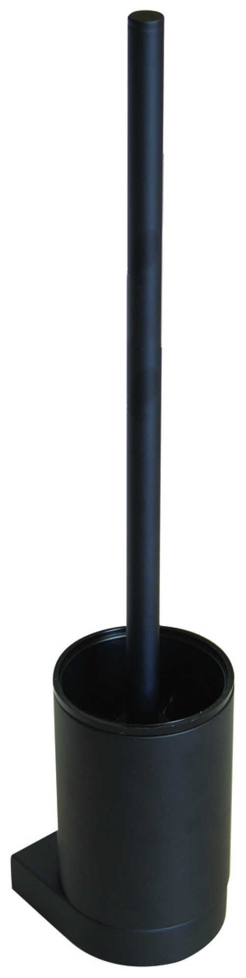 VIGOUR Bürstengarnitur derby V3 langer Griff mit Metallbehälter schwarzmatt