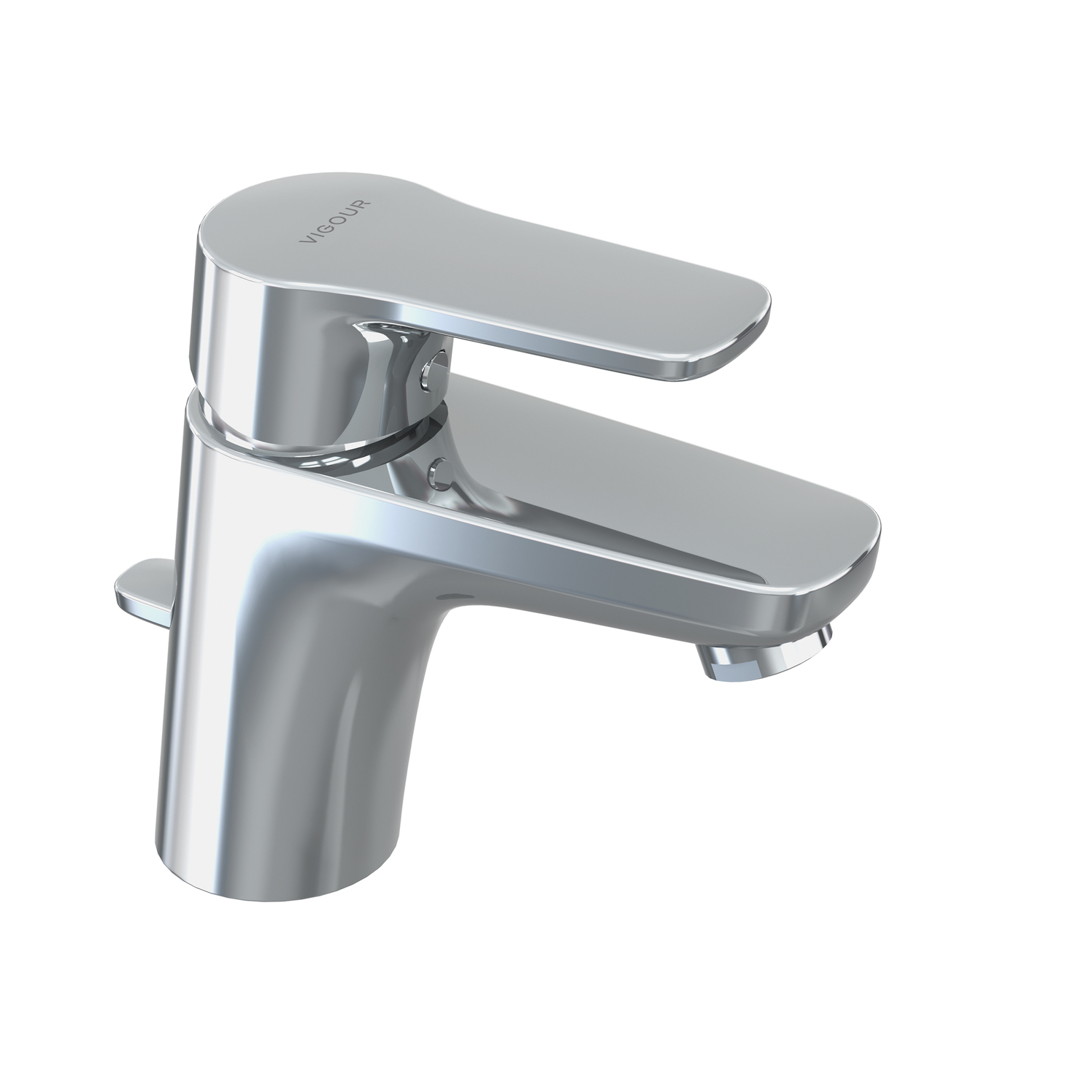 VIGOUR Einhand-Niederdruck-Waschtischbatterie derby V3 XS Piccolo m. Ablaufgarnitur verchromt