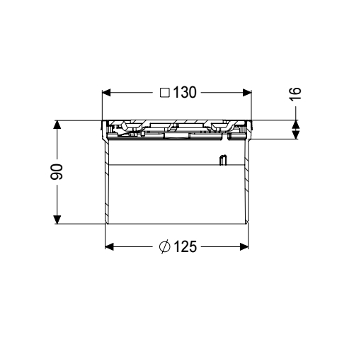 KESSEL Aufsatzstück Designrost Lock&Lift Oval V2A 120x120 mm Klasse L15 Nr. 48202 - Bild 2