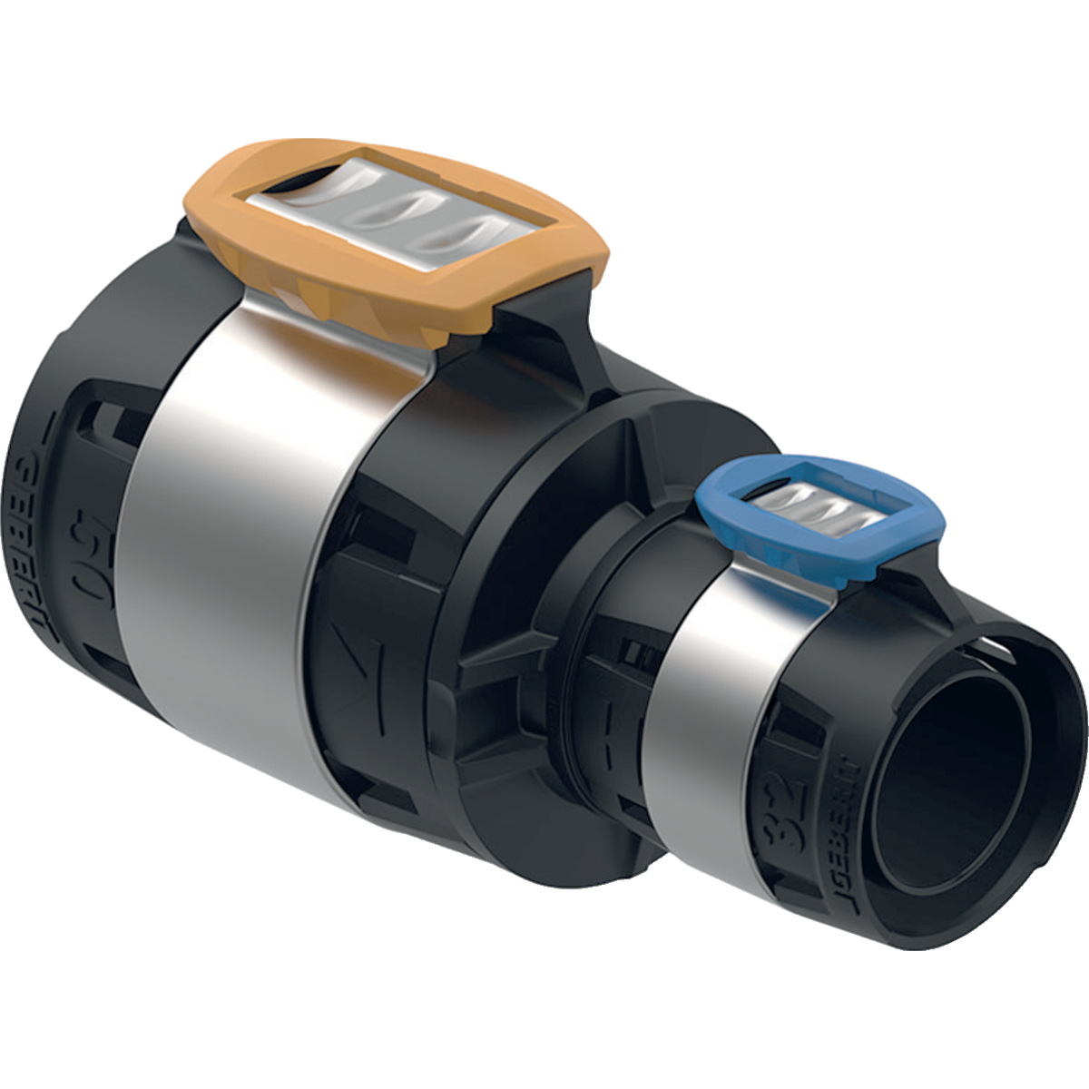 Geberit FlowFit Reduktion d=75mm d1=40mm PPSU 620.037.00.1 - Bild 1