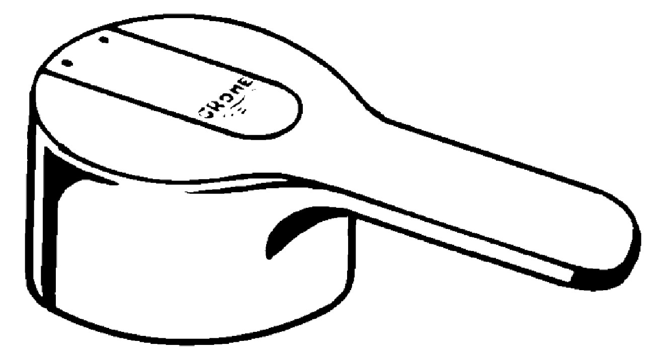 GROHE Hebel 85mm für Eurodisc Einhandmischer chrom 46183000 - Bild 2