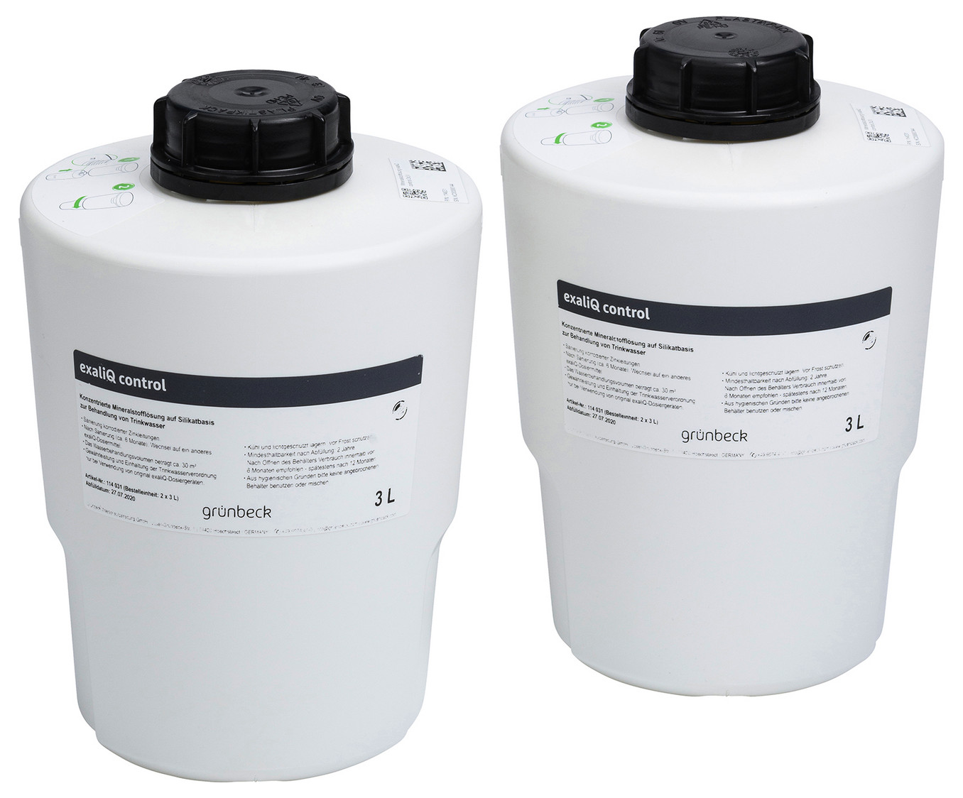 Grünbeck Mineralstofflösung exaliQ control 2x 3 Liter 114031 (Nachfolger EXADOS-spezial/spezial P) - Bild 1