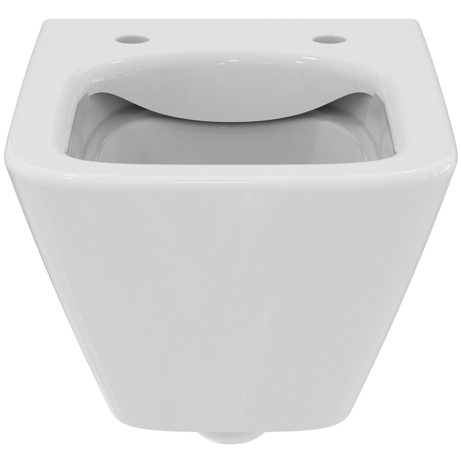 VIGOUR Wand-Tiefspül-WC derby V3 edge verkürzt 48cm PflegetectPlus weiss, spülrandlos