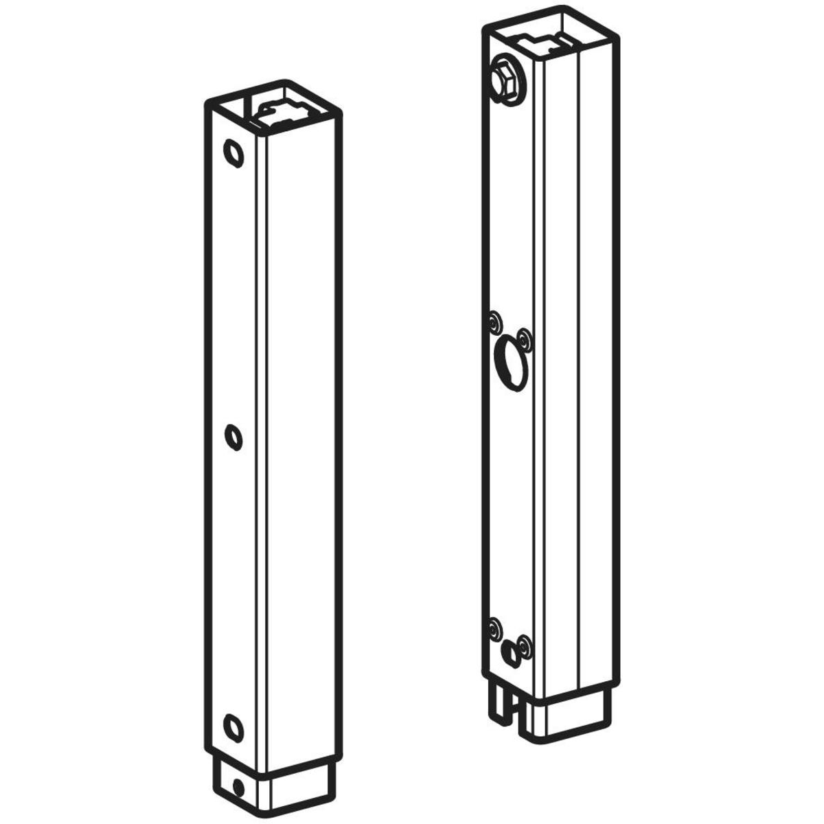Geberit Duofix Set Fußverlängerungen Länge 20 cm 111.848.00.2