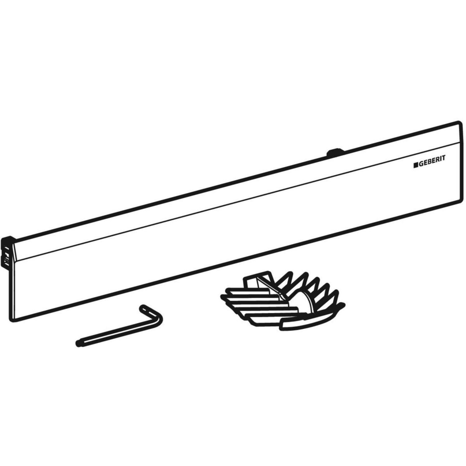 Geberit Fertigbauset für Geberit Wandablauf aus Edelstahl gebürstet 154.336.FW.1 - Bild 2