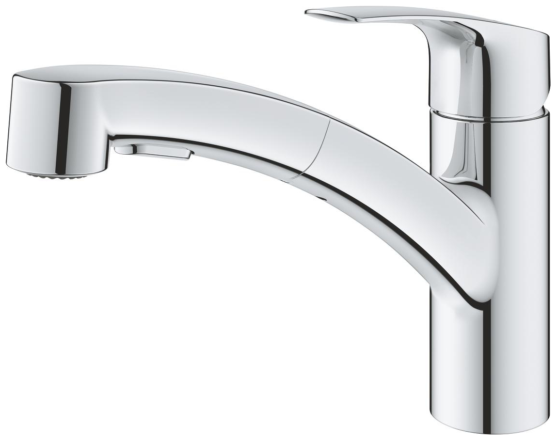 GROHE Spültischbatterie Eurosmart Zero chrom, mit ausziehbarer Dual-Spülbrause 30305001 - Bild 3