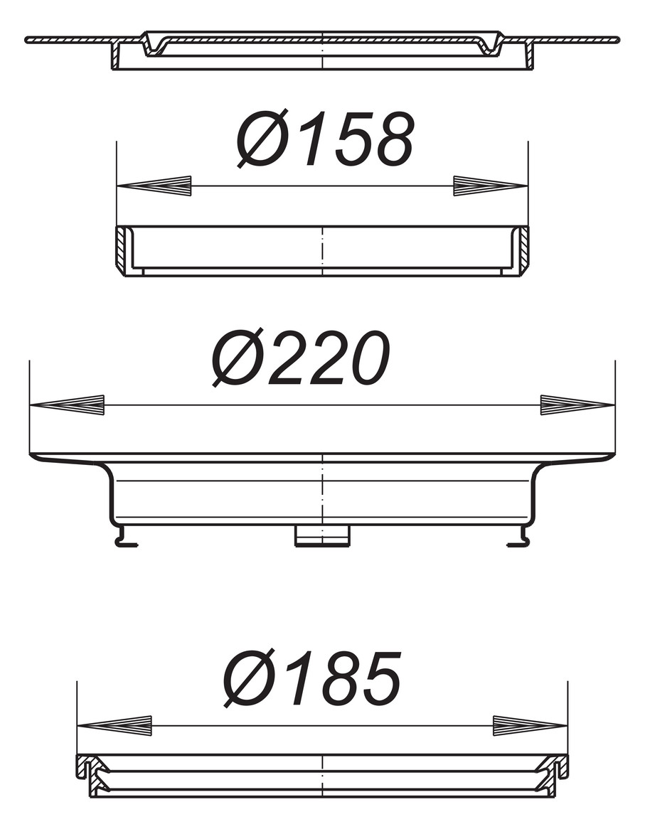 DALLMER Abdichtungs-Set S 15 mit Edelstahl-Klemmelement 560506 - Bild 2