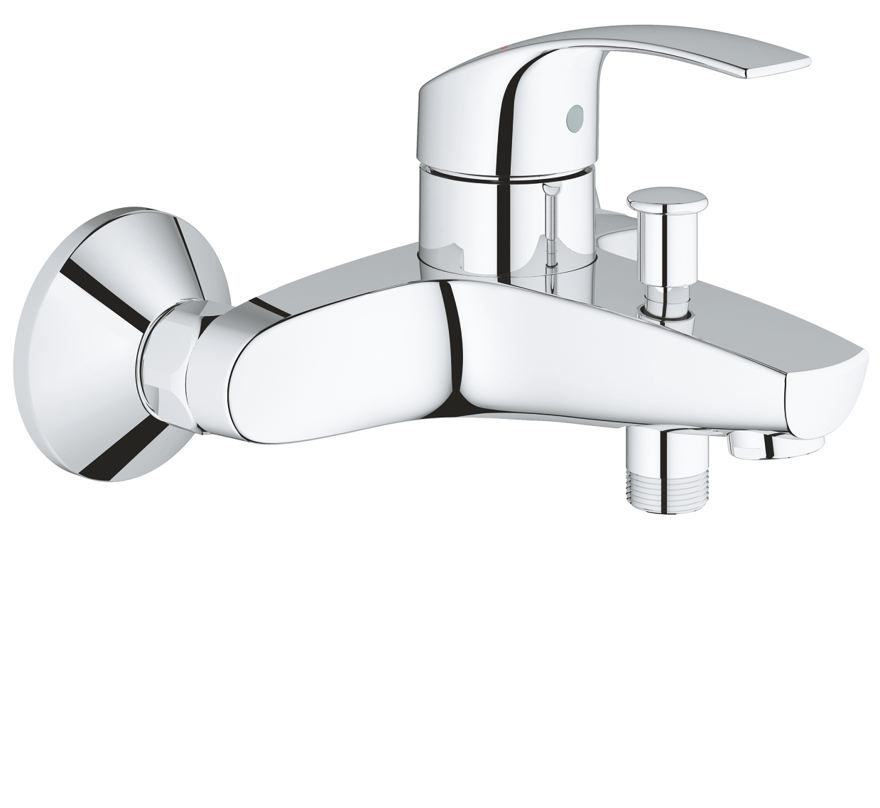 GROHE Wannenbatterie Eurosmart Aufputz S-Anschlüsse chrom 33300002 - Bild 1