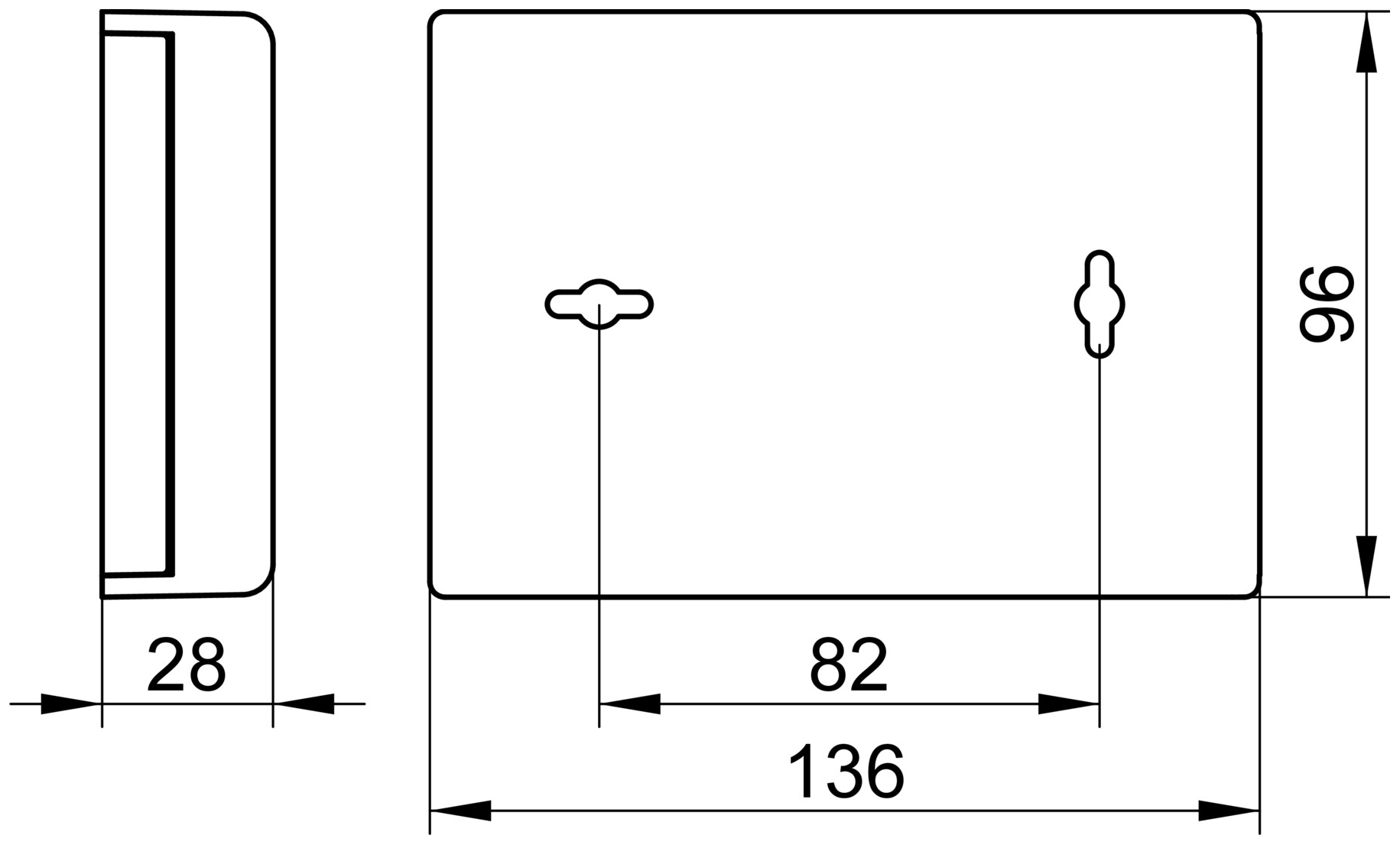 Keuco Hygienebeutel-Spender Universalartikel 04976 verchromt 04976010000 - Bild 2