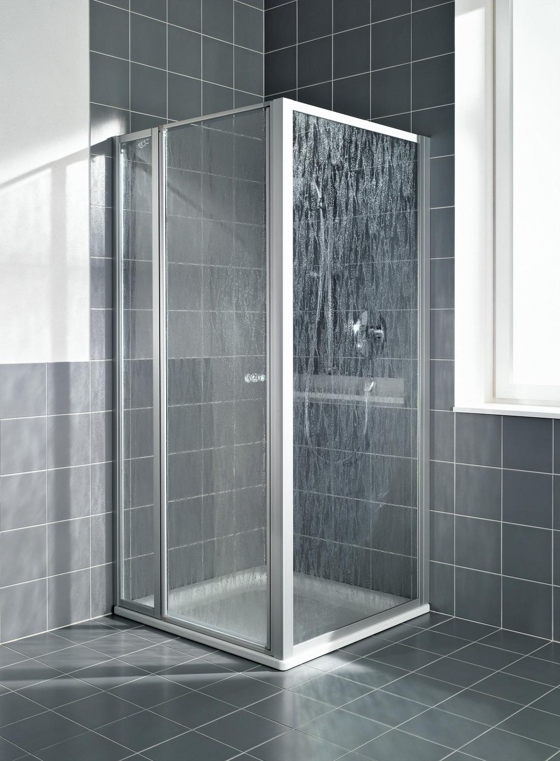 Kermi Nova 2000 Seitenwand TWD 750 x 1850 mm Kerolan Fontana silber mattglanz N2TWD0751811K - Bild 5