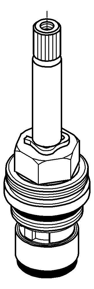 GROHE Oberteil Keramik 1/2'' rechts Carbodur 45869000 - Bild 2