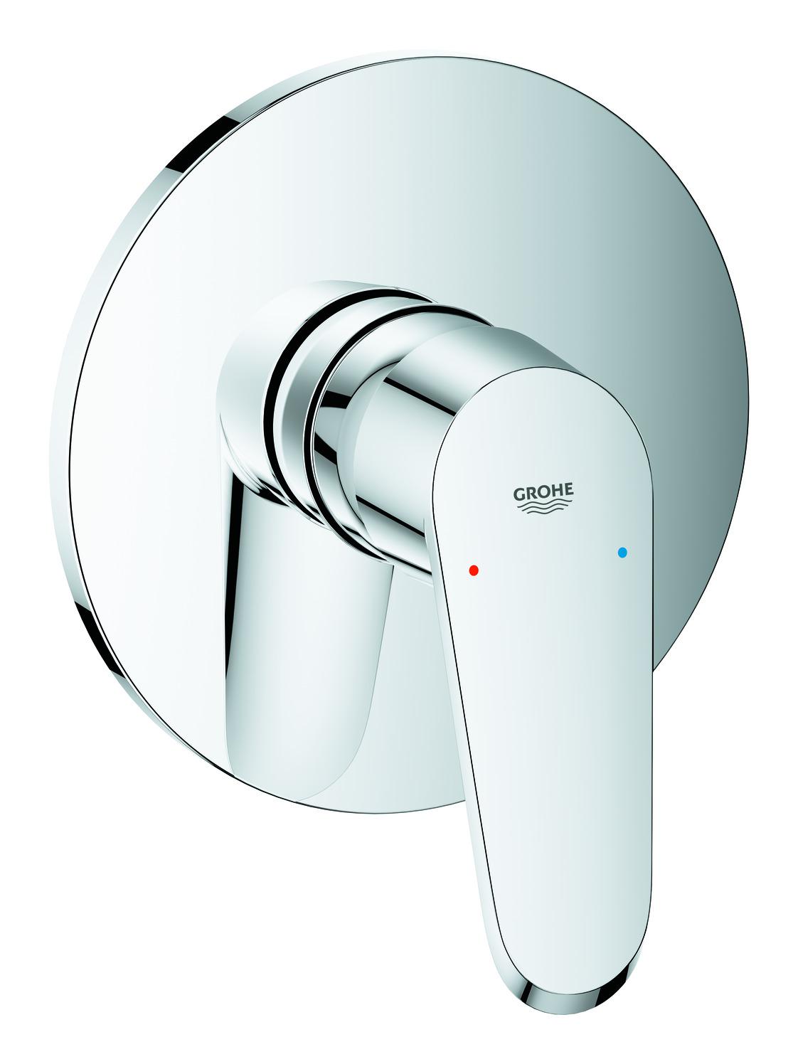 Grohe Brausebatterie Eurodisc C Fertigmontageset verchromt 24055002 für Rapido SmartBox - Bild 1