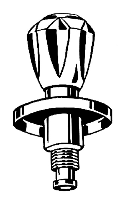 GROHE Oberteil 1/2'' f.UP-Ventil Brillant Griff 11542000 - Bild 3