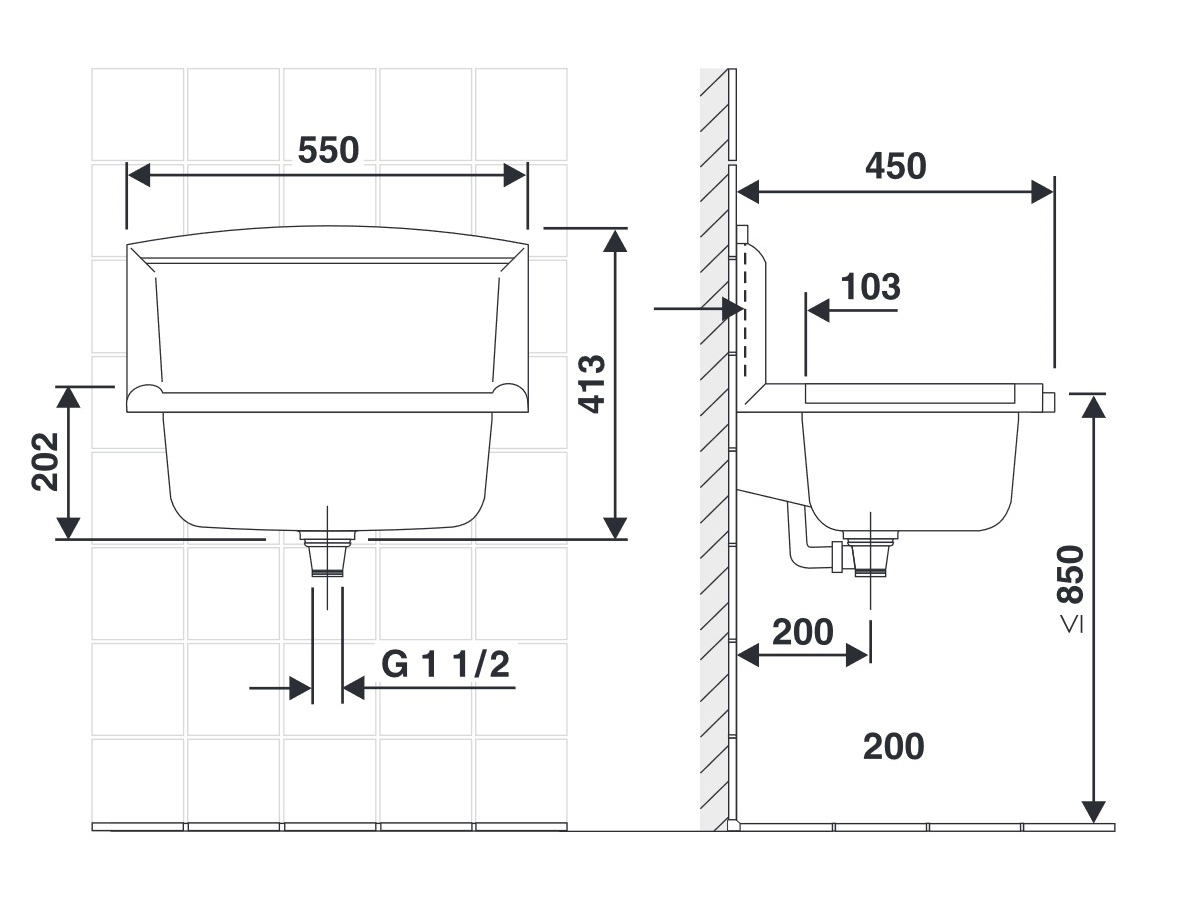 SANIT multiset Funktionsbecken weiß 60.005.01..0099 - Bild 2