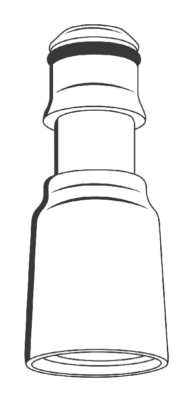 GROHE Brauseanschlussnippel für Freehander chrom 45900000 - Bild 2