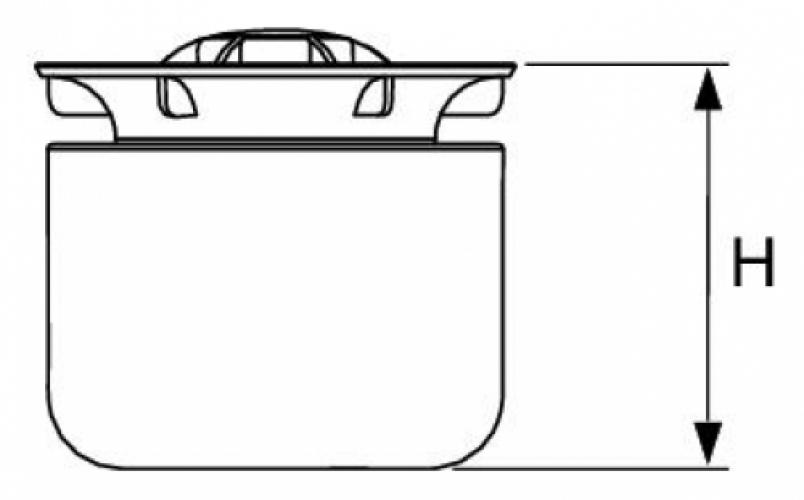 TECEdrainpoint S 2-stufiger Membran-Geruchsverschluss 3695002 für Ablauf DN 50 superflach - Bild 2