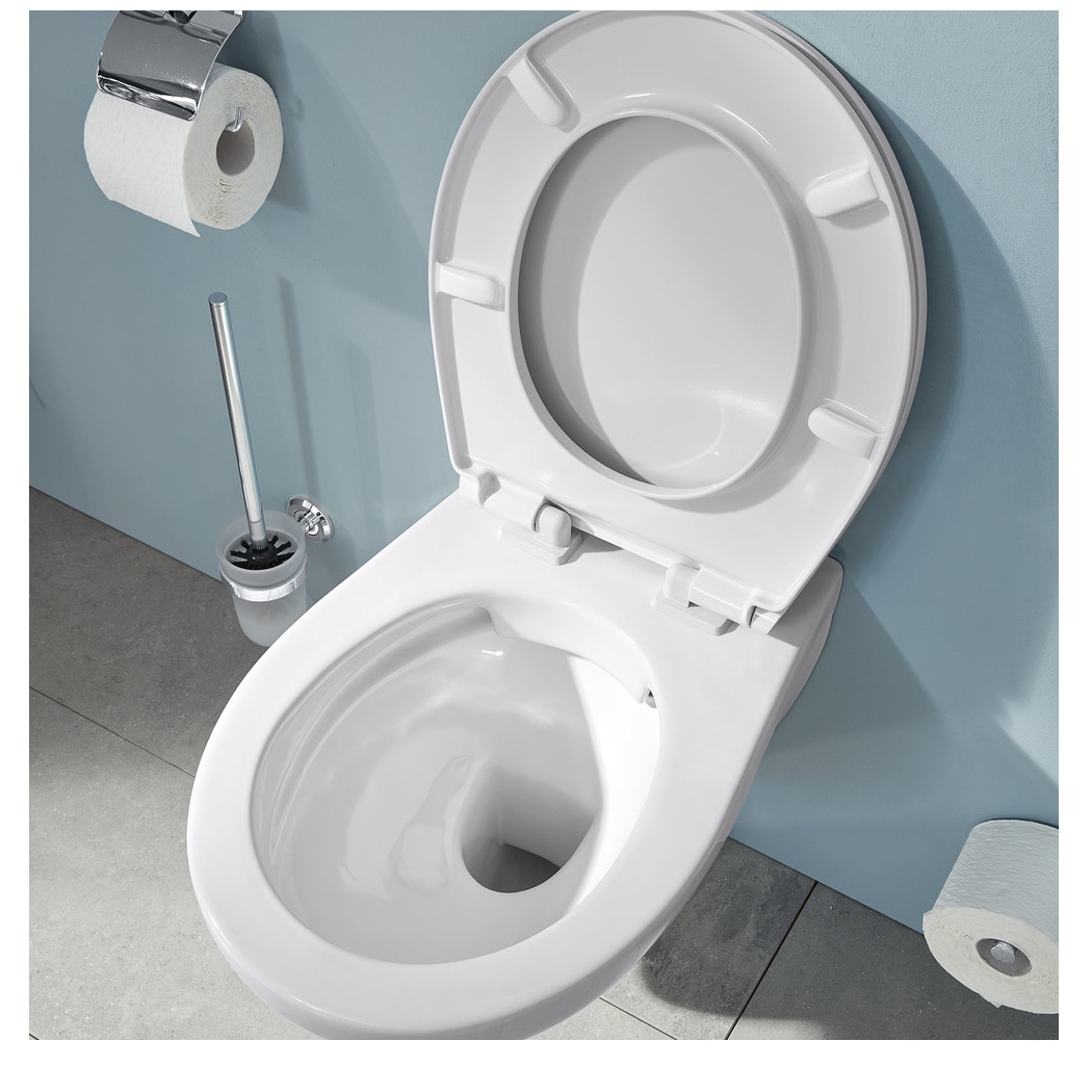 VIGOUR Wand-Tiefspül-WC one V1 weiß, spülrandlos