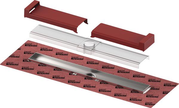 Duschrinne Evo 700 mm gerade befestigte Seal System Dichtmanschette - Bild 1