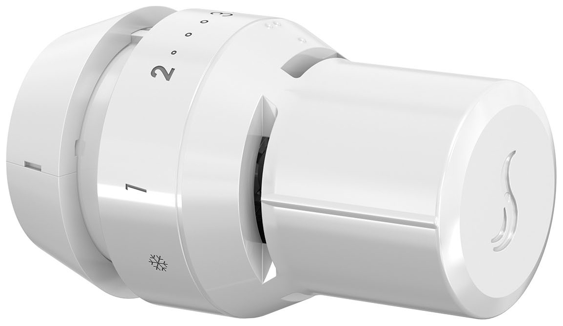 COSMO Thermostatkopf weiß, Anschlussgewinde M30x1,5 mit Nullstellung