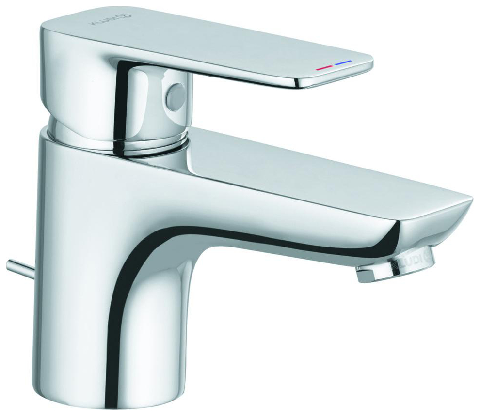 Kludi PURE&STYLE Waschtisch-Einhandmischer 60 mit Metall-Ablaufgarnitur chrom 403850575 - Bild 1