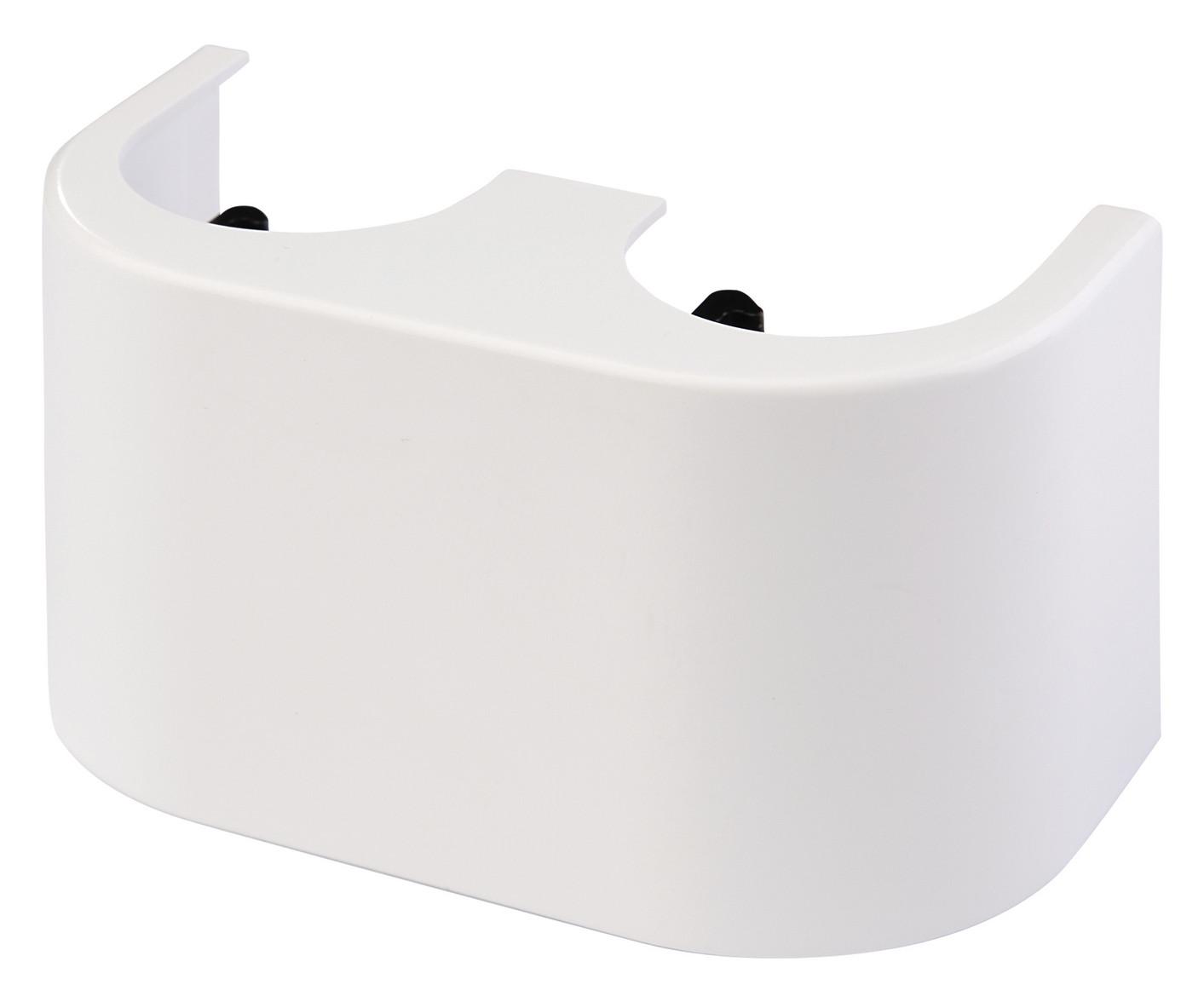 Simplex Designverkleidung für Hahnblock Durchgang, Kunststoff weiß F10093 - Bild 1