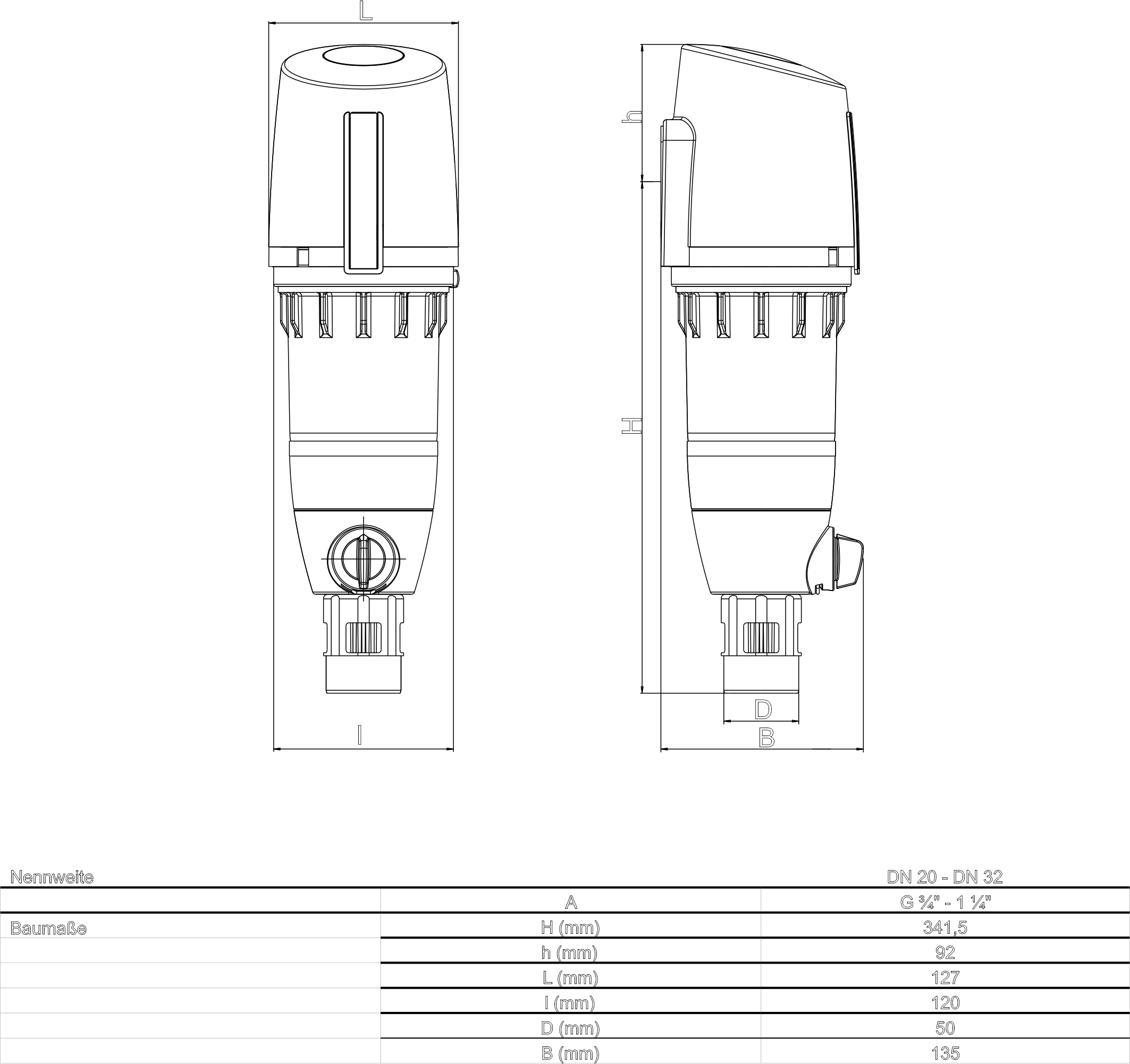 SYR DRUFI+ FR Rückspülfilter ohne Druckminderer 2315.00.081 - Bild 2