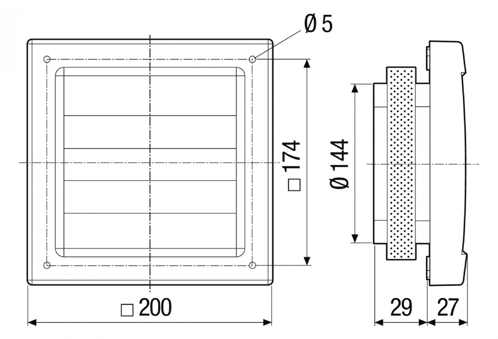 Maico Verschlussklappe AP 150/1 selbsttätig zur Entlüftung, DN 150, weiß 0059.0996 - Bild 2