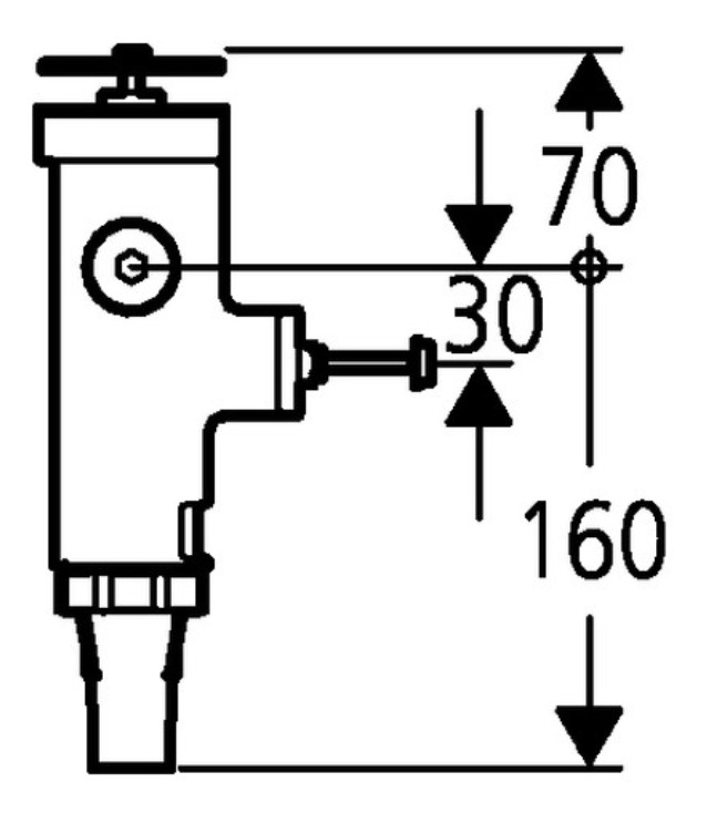 GROHE UP-WC-Druckspüler 43996 GROHE-classic 680 3/4'' Austauscharmatur 43996000 - Bild 2