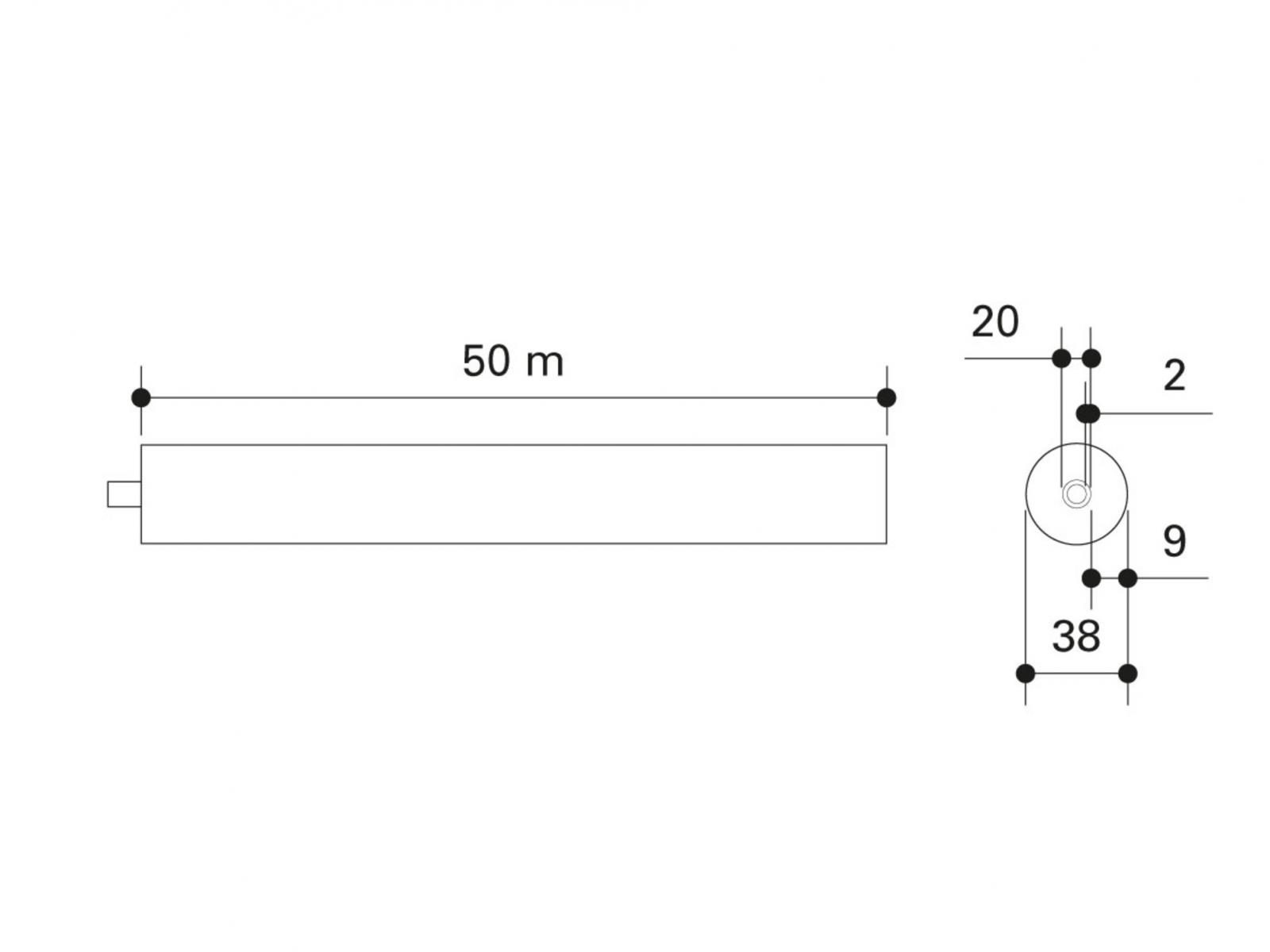 Rohr Alpex F50 Profi 20x2mm vorgedämmt 9mm weiss im Ring je 50m ALPR920 - Bild 2
