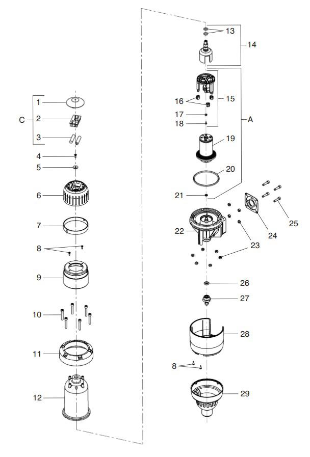 JUDO Dichtungssatz 2010335, für JPF+/QC und JPM 3/4'' bis 1 1/4''
