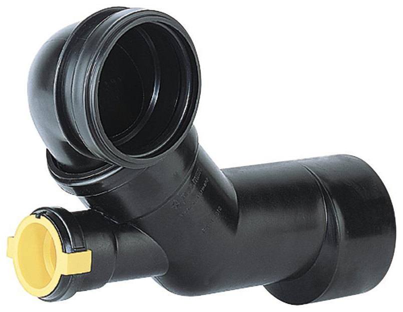 DALLMER Wand-WC-Anschluss 89 mit zusätzlichem Anschluss DN90xDN50xDN100 (330147) - Bild 1