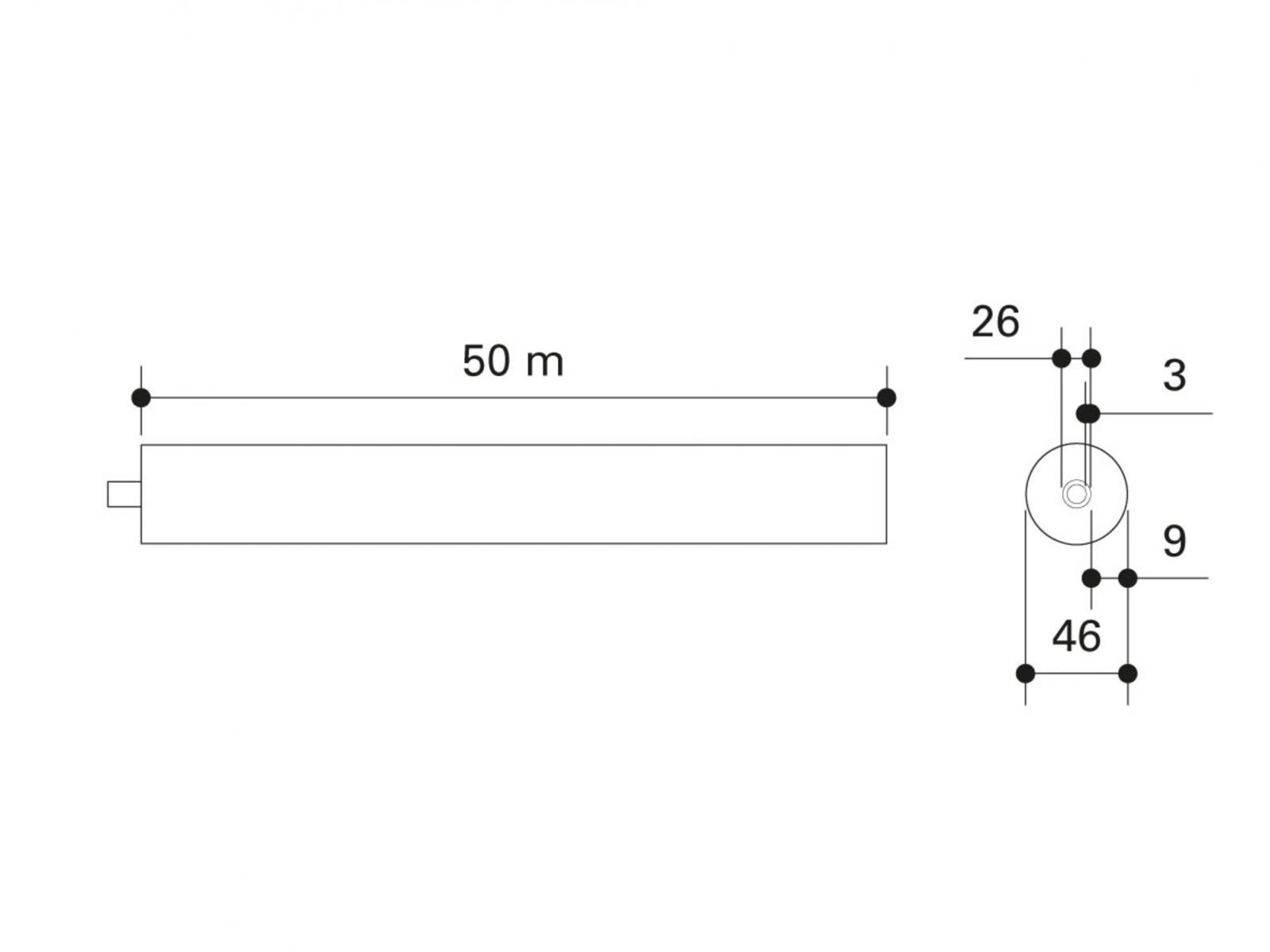 Rohr Alpex F50 Profi 26x3mm vorgedämmt 9mm weiss im Ring je 25m ALPR926 - Bild 2