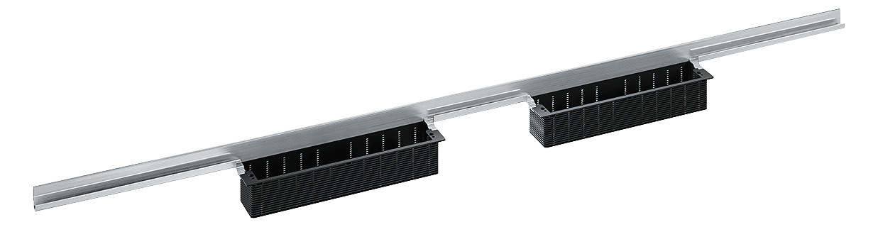 DALLMER Duschrinne CeraWall Individual Duo 1300 mm Ablaufschiene Edelstahl 536020 - Bild 1