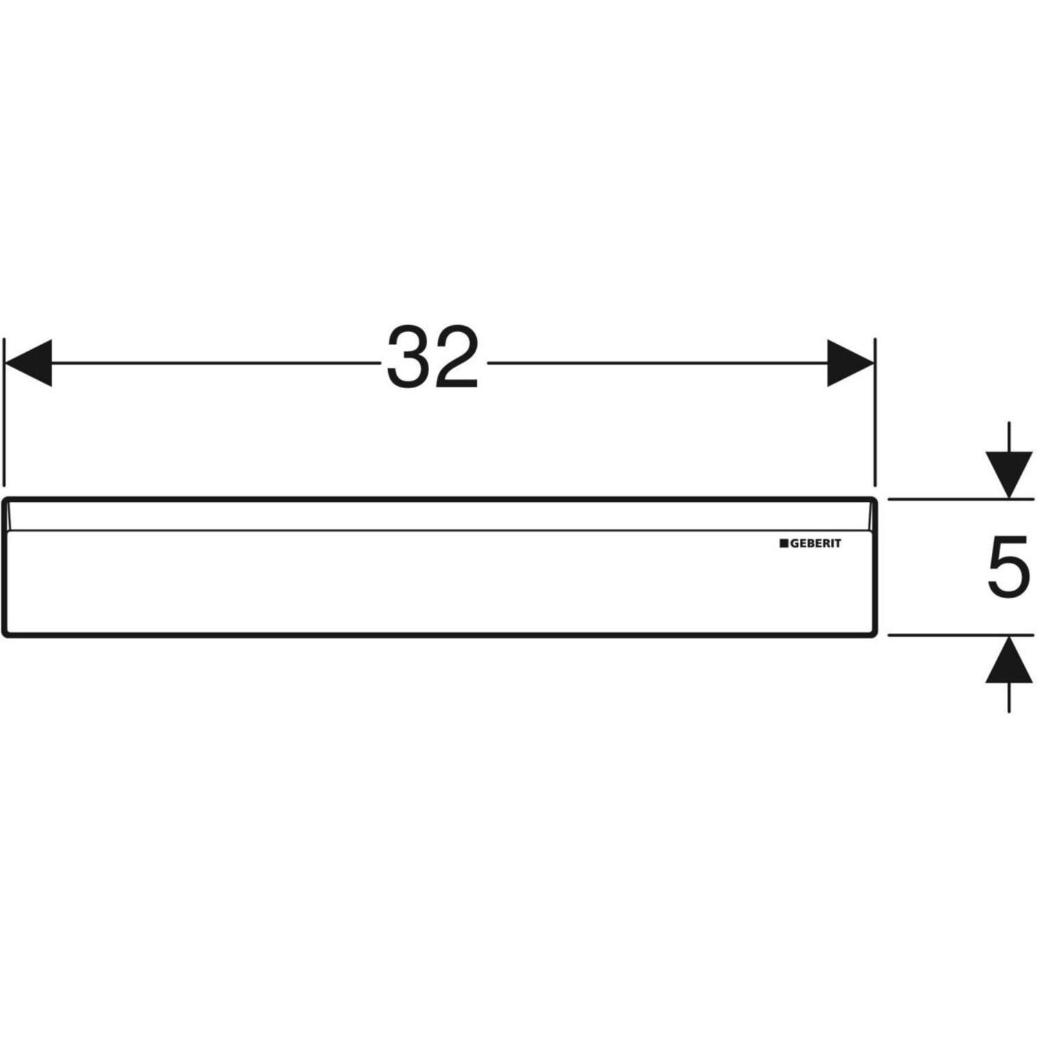 Geberit Fertigbauset für Geberit Wandablauf aus Edelstahl gebürstet 154.336.FW.1 - Bild 3