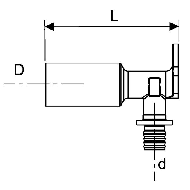 TECEprofil System-Wandscheibe lang TECE 1/2 x 1/2'' aus Rotguss 9.021.017 - Bild 2