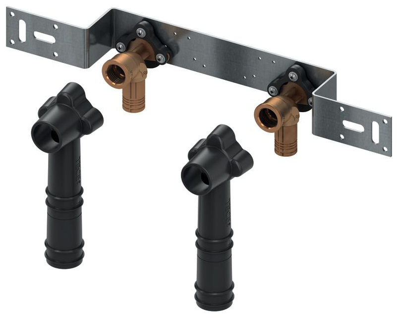 TECElogo-Push Montageeinheit mit Wandscheibe 150 mm 16 mm x 1/2'' IG Rotguss/Siliziumbronze 8723100 - Bild 1