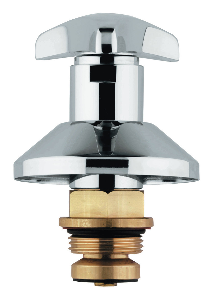 GROHE Oberteil Trecorn Griff Markierung rot 1'' chrom 11508000 - Bild 1
