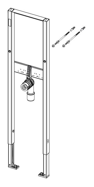TECEbase Waschtischmodul Bauhöhe 1120 mm, Breite 310 mm; inklusive Wandbefestigung 9410000 - Bild 5