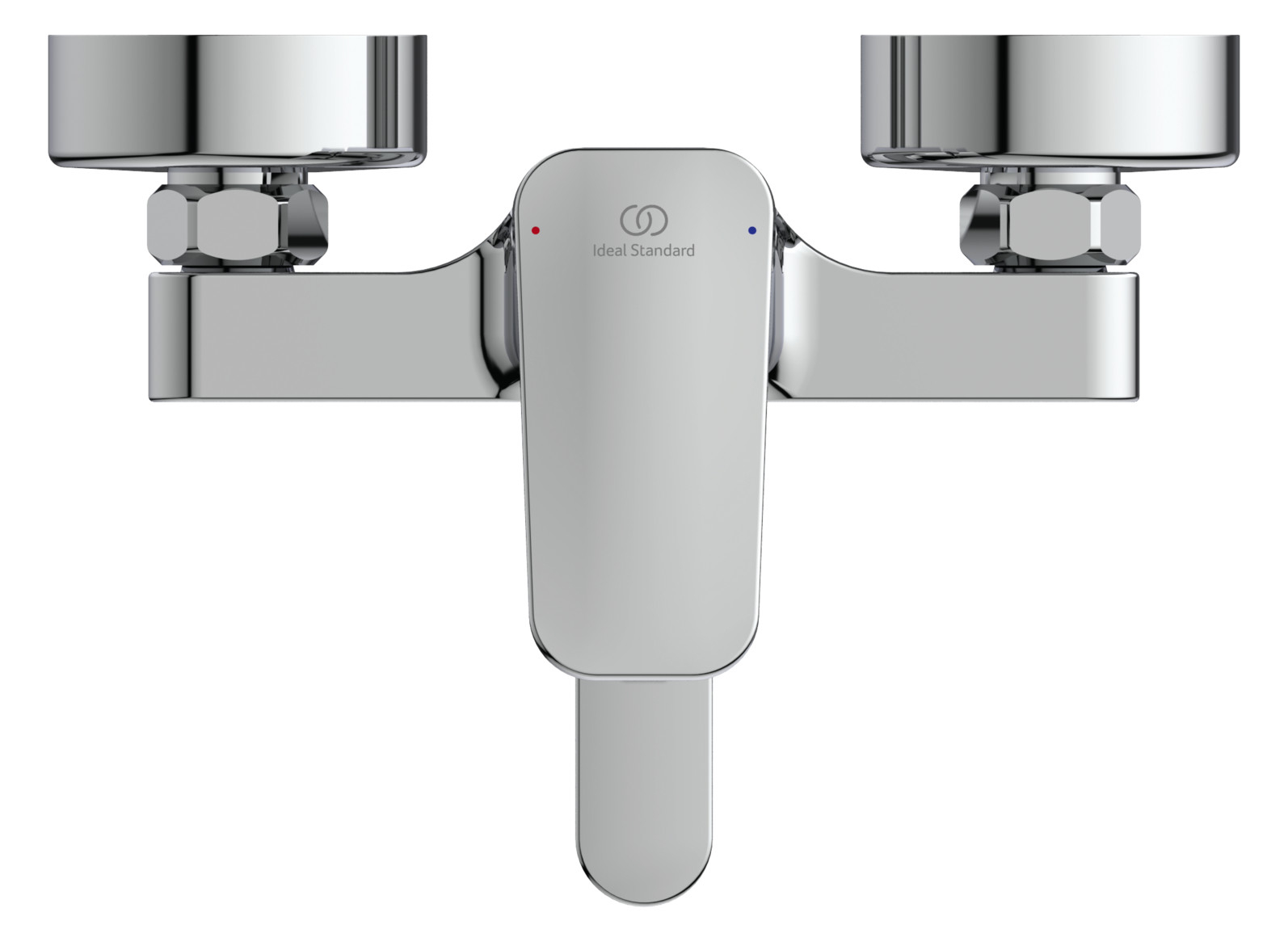 Ideal Standard Ceraplan Niederdruck Wand-Waschtischarmatur Chrom Ausladung 148-153mm BD241AA - Bild 3