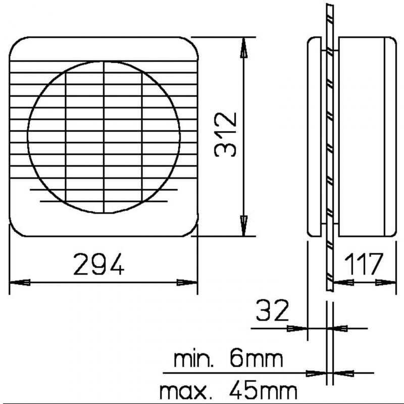 Helios Fensterlüfter GX 225 reversierbar mit elektrischem Verschluss 1484 - Bild 2
