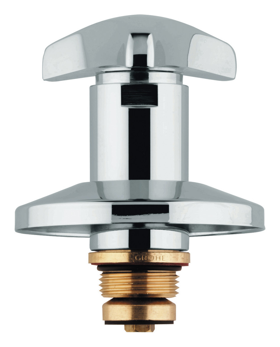 GROHE Oberteil Trecorn Griff Markierung rot 3/4'' chrom 11505000 - Bild 1