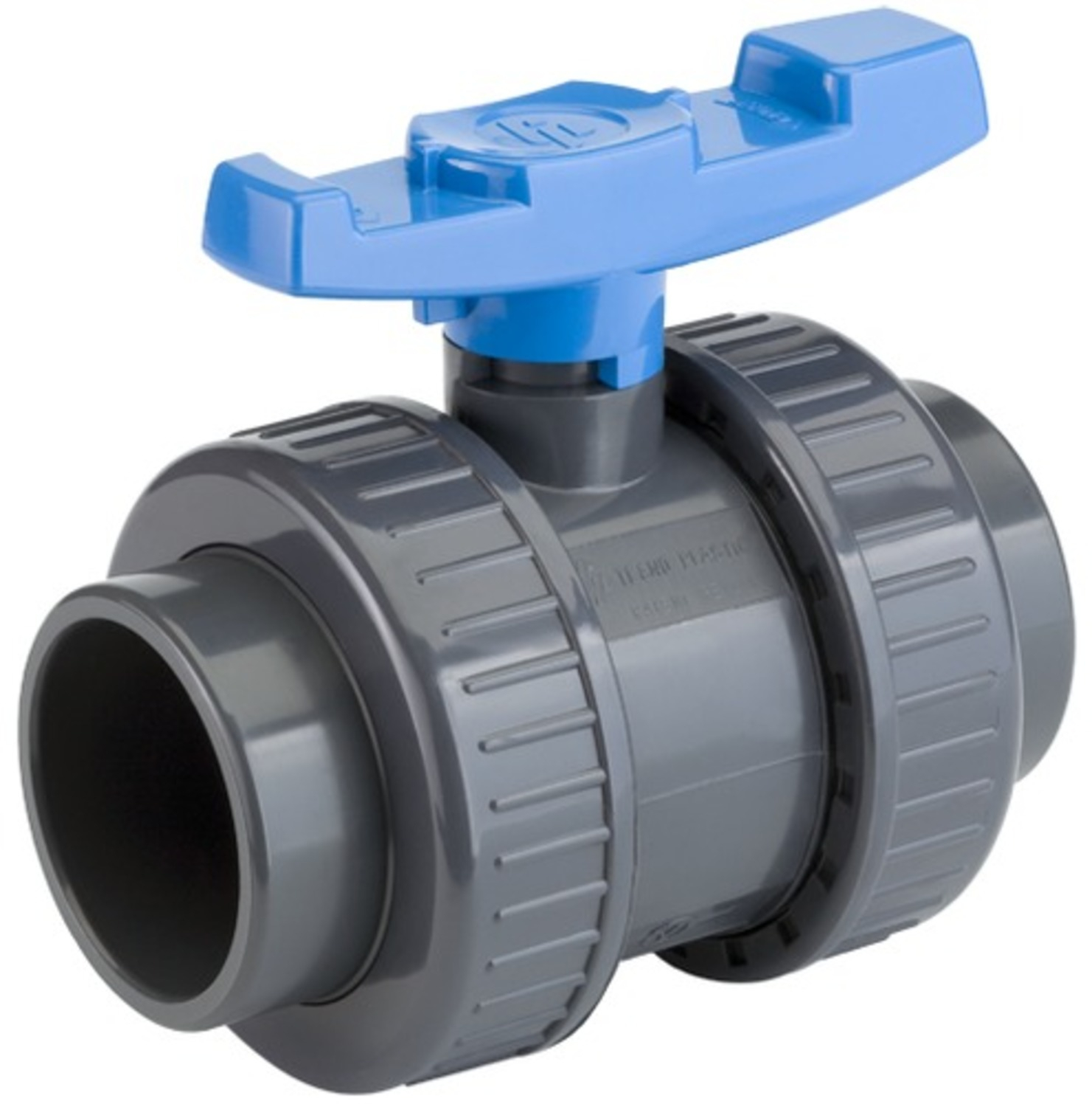 Kugelhahn PVC 32mm radial ausbaubar PN 16 mit Klebemuffe und PTFE/EPDM-Dichtung