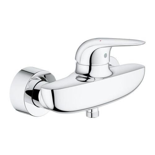 Grohe Einhand-Brausebatterie Eurostyle Hebel geschlossen eigensicher chrom 23722003 - Bild 1