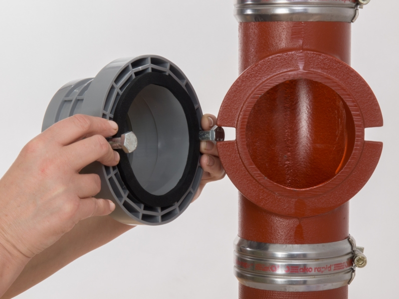 Airfit Flansch-Adapter DN 100 x 100 Lochabstand 125 - 143mm 119110FA - Bild 3