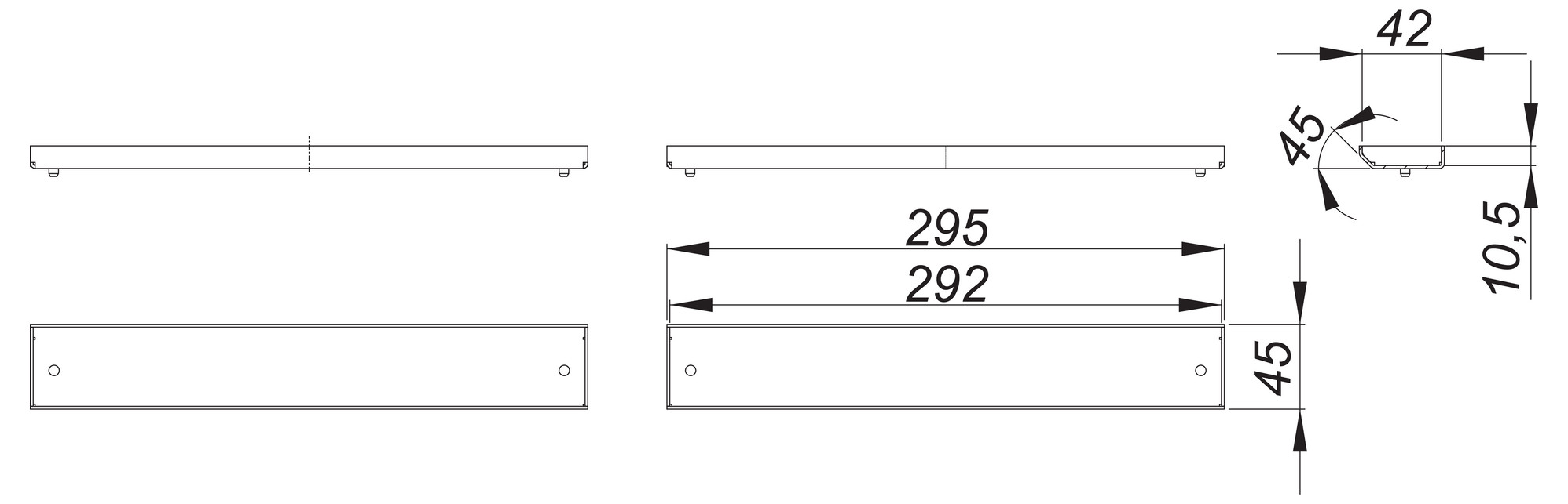 Dallmer Abdeckung CeraWall Individual Duo individuell 535191 - Bild 2
