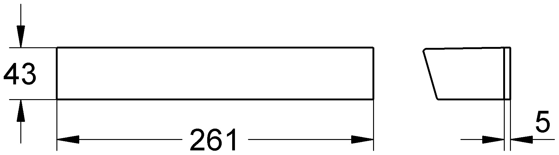 GROHE Duschablage EasyReach Metall passend zu Grohtherm 2000 chrom 18608001 - Bild 2
