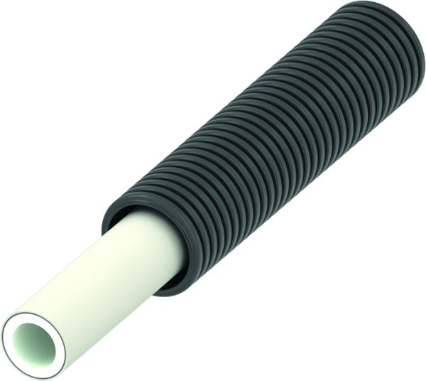 TECEflex Verbundrohr PE-Xc/Al/PE-RT Dim. 20 (21x3,4 mm) im Wellschutzrohr Rolle 731020 (je Meter) - Bild 1
