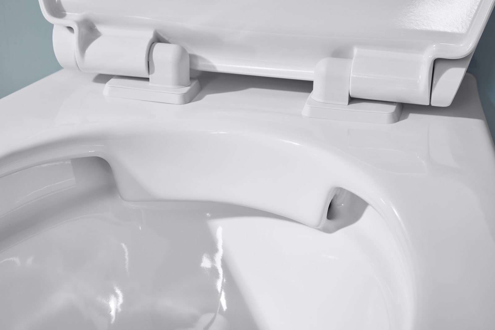 VIGOUR Wand-Tiefspül-WC one V1 weiß, spülrandlos